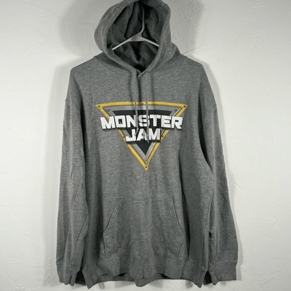 🔥🔥 MONSTER JAM FESTIVAL JAPAN Crew HOODIE Sweatshirt Monster Truck 2XL - EUC